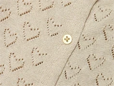 Name It frosted almond hjerter/glitter cardigan